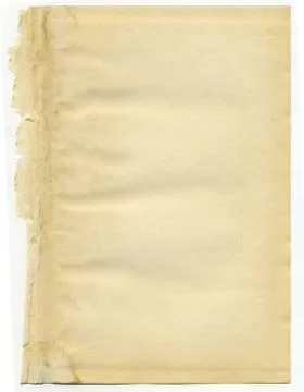 Sheet of Old Paper Stock Illustration