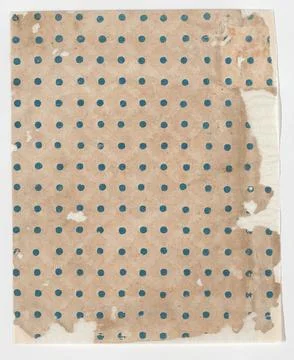 Sheet with overall dot pattern 19th century Anonymous. Sheet with overall d.. Foto stock