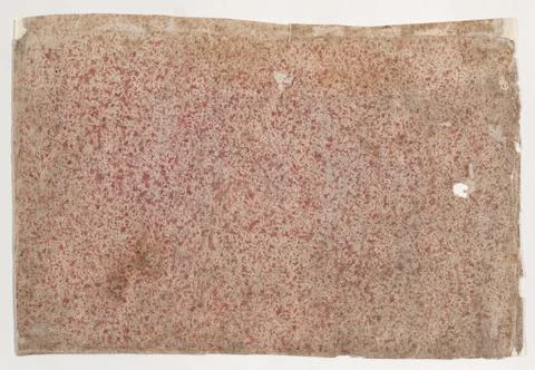 Sheet with an overall red speckle pattern 19th century Anonymous. Sheet wit.. Stock Photos