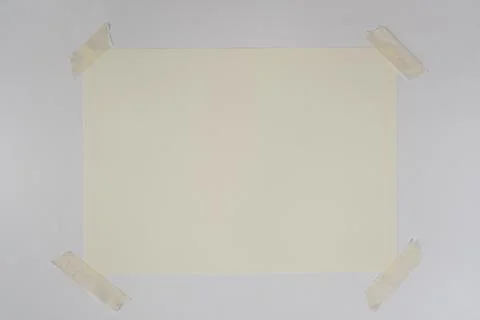 Sheet of paper attached Stock Photos