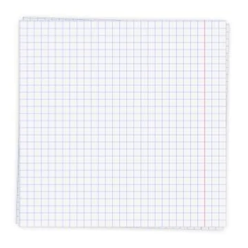 Sheet of paper in a cage, vector illustration. Illustrazione stock