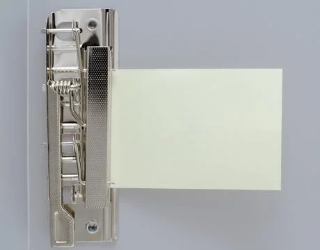 Sheet of paper in clip file Stock Photos