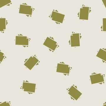 Sheet paper document glyph vector seamless pattern Illustrazione stock