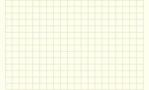 Sheet of paper, grid paper surface featuring a light yellow Stock Illustration