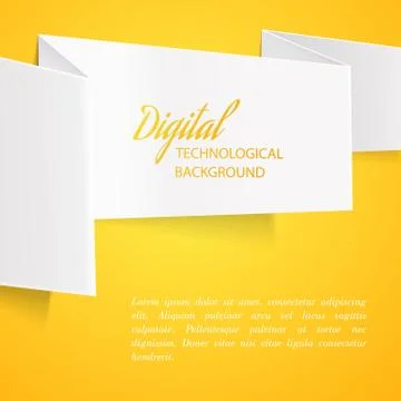 Sheet of paper. Stock Illustration