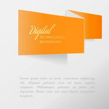 Sheet of paper. Stock Illustration