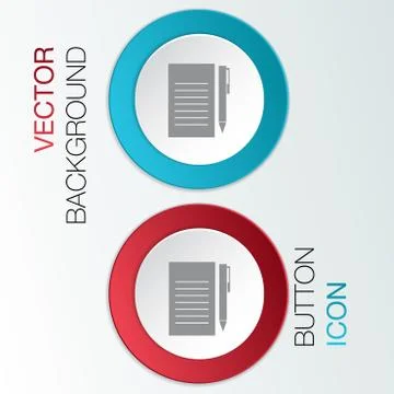 Sheet of paper. Stock Illustration