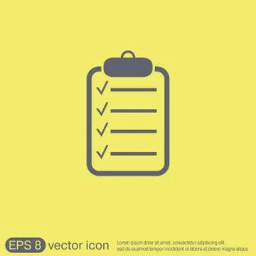 Sheet of paper Stock Illustration