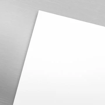 Sheet of paper on a table Stock Illustration