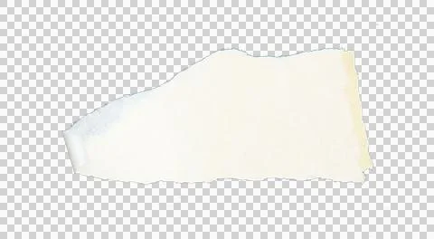 A sheet of paper torn to pieces on transparent background png file Stock Photos