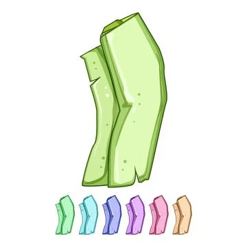 Sheet scroll papyrus cartoon vector graphic Stock Illustration