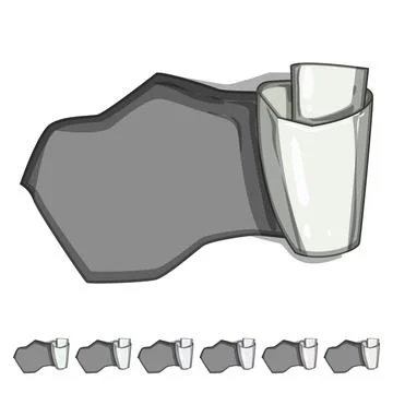 Sheet torn paper cartoon vector graphic Stock Illustration