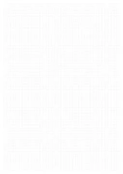 Sheet of white paper with black dot grid pattern. Notebook page template for  Stock Illustration