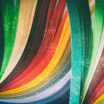 Sheets of colored paper Stock Illustration