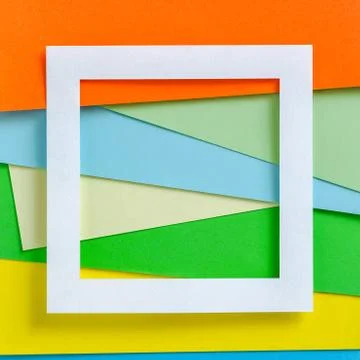 Sheets of colored paper Stock Photos