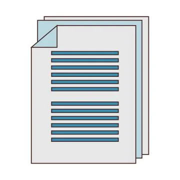 Sheets document symbol Stock Illustration