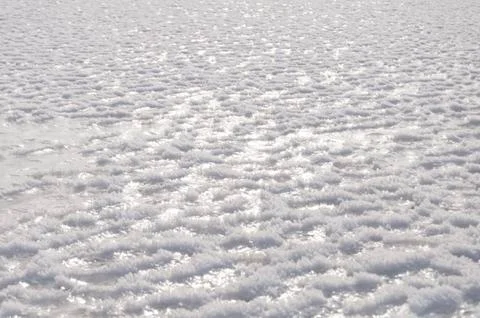 Sheets of Ice in the Tundra Stock Photos