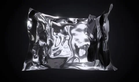 Sheets of metal flutter smoothly in the wind. Stock-Illustration