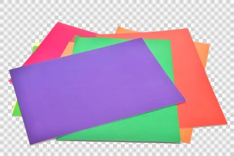 Sheets of multi-colored cardboard. 写真素材