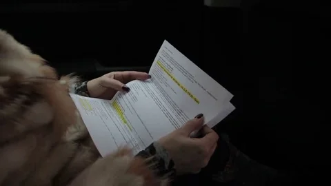 Sheets of paper, documents Stock Footage 69211356