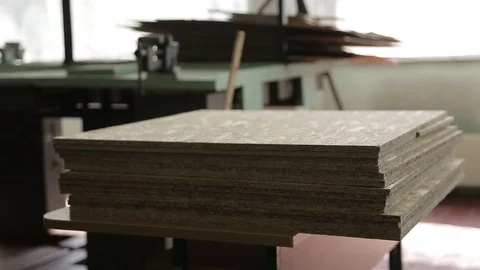 Sheets of plywood timelaps Stock Footage 107701249