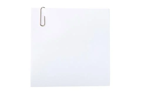 Sheets for records of different colors on a white Stock Photos