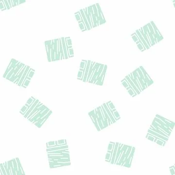 Sheets silk bed glyph seamless pattern Stock Illustration