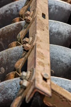 Sheets of tractor for agricultural work. Stock Photos