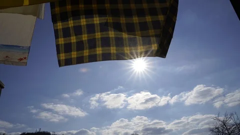 Sheets to the wind Stock Footage 127573826