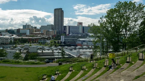 Sheffield City Timelapse 4K Stock Footage 39860257