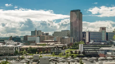 Sheffield City Timelapse Stock Footage 39896060