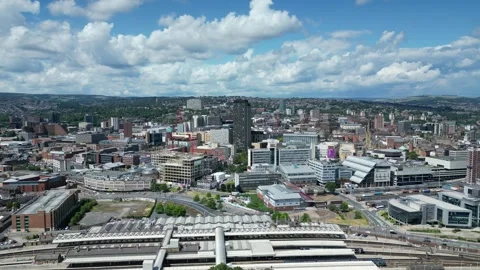 Sheffield City Views Stock Footage 244379042