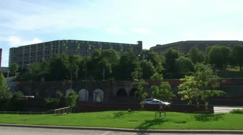 Sheffield Park Hill Video stock 12363987