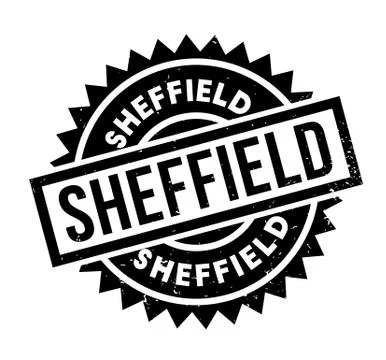 Sheffield rubber stamp Stock Illustration