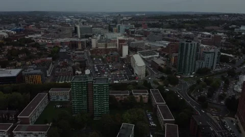Sheffield, UK - Drone View 360 5 0344 库存影片 252207704