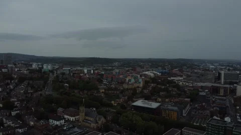 Sheffield, UK - Drone View 360 2 0340 库存影片 252207900