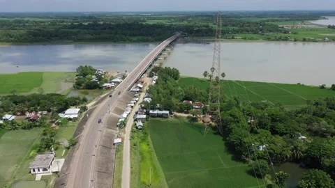 Sheikh Jamal Bridge Stock Footage 252013382