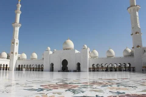 Sheikh Sayed Grand Mosque, Abu Dhabi; February 1st 2017 Stock Photos