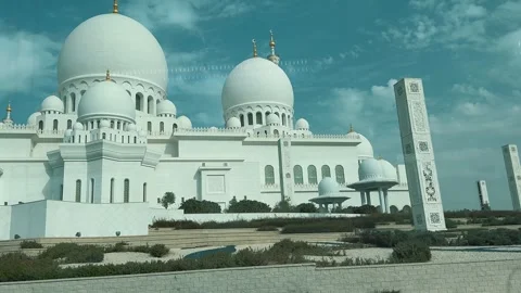 Sheikh Zayed Grand Mosque 5 Stock Footage 327472467