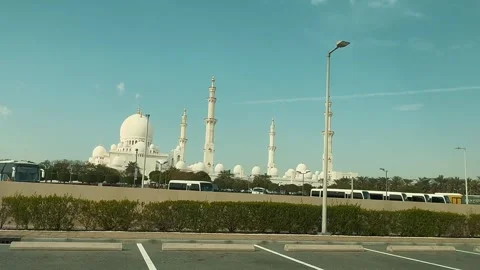 Sheikh Zayed Grand Mosque 6 Stock Footage 327472451