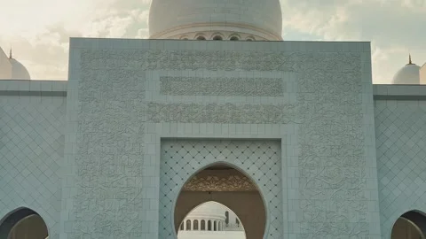 Sheikh Zayed Grand Mosque 9 Stock Footage 327472454