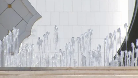 Sheikh Zayed Grand Mosque , Abu Dhabi, United Arab Emirates Stock Footage 128940384