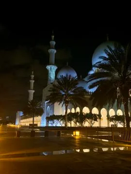 Sheikh Zayed Grand Mosque Abu dhabi United Arab Emirates Stock Photos