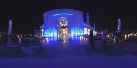 Sheikh Zayed Grand Mosque Exit 動画素材 102424505