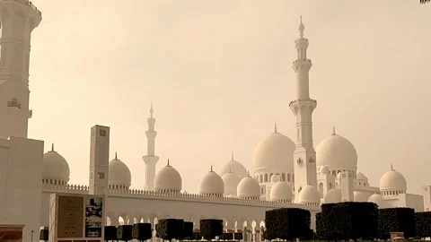 Sheikh Zayed Grand Mosque Stock Footage 126094571