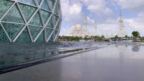Sheikh Zayed Grand Mosque Stock Footage 126320036