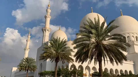 Sheikh Zayed Grand Mosque Stock Footage 126758537