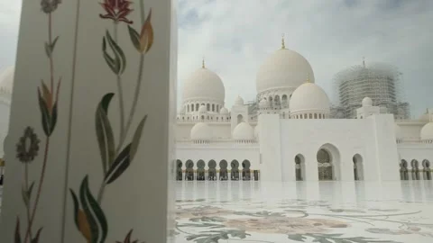Sheikh Zayed Grand Mosque Stock Footage 233926255