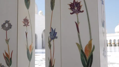 Sheikh Zayed Grand Mosque Stock Footage 248537291