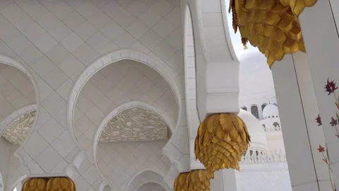 Sheikh Zayed Grand Mosque Stock Footage 248592979